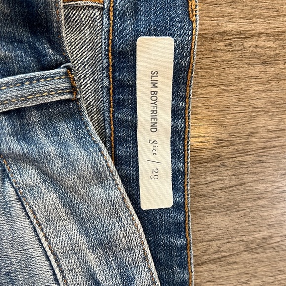 Slim Boyfriend Jeans with detailed fringe - Picture 5 of 12